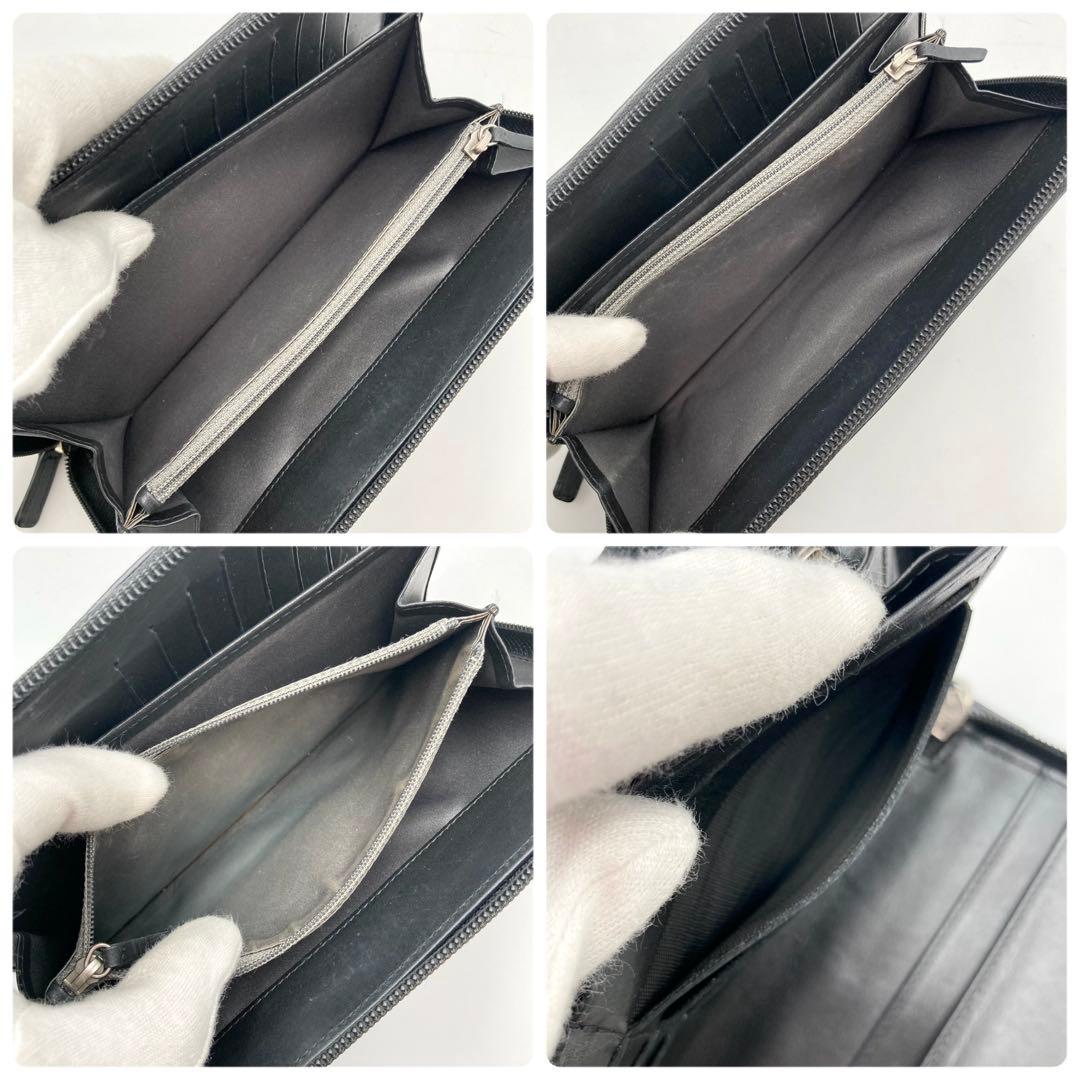 みのり✨ CHANEL アイコンライン 長財布 オーガナイザー 黒 レザー