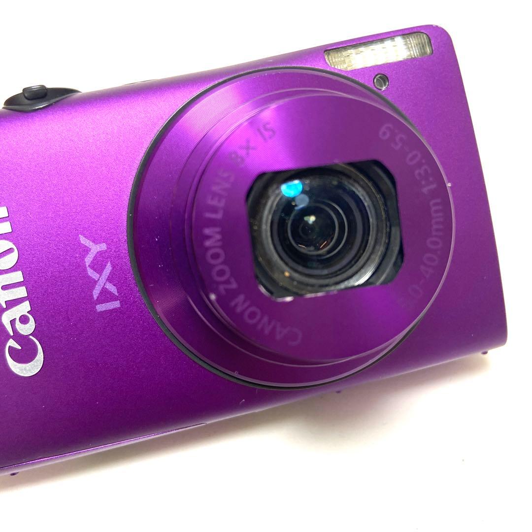 Canon IXY 600F パープル FULL HD PC1676 コンデジ