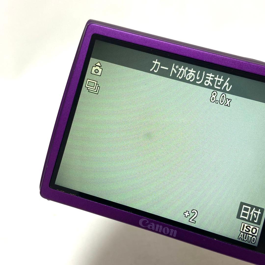 Canon IXY 600F パープル FULL HD PC1676 コンデジ