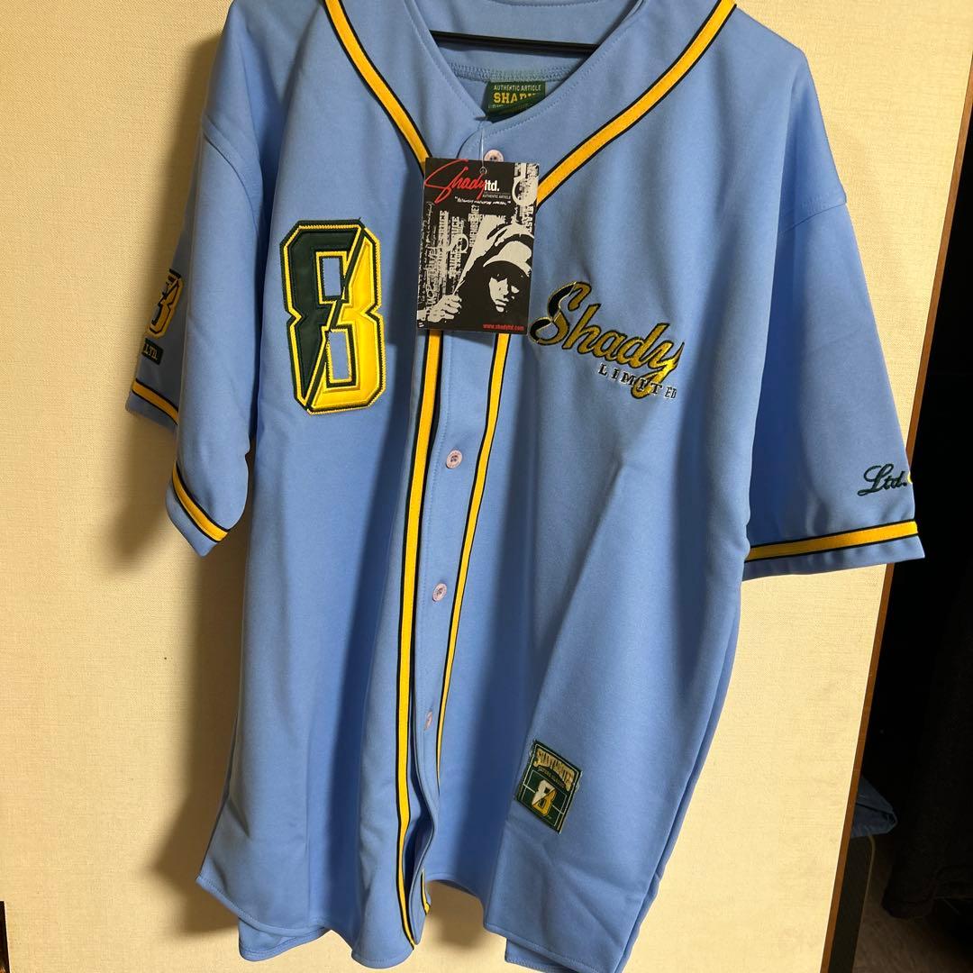 Shady Limited 半袖ユニフォーム 番号8 水色