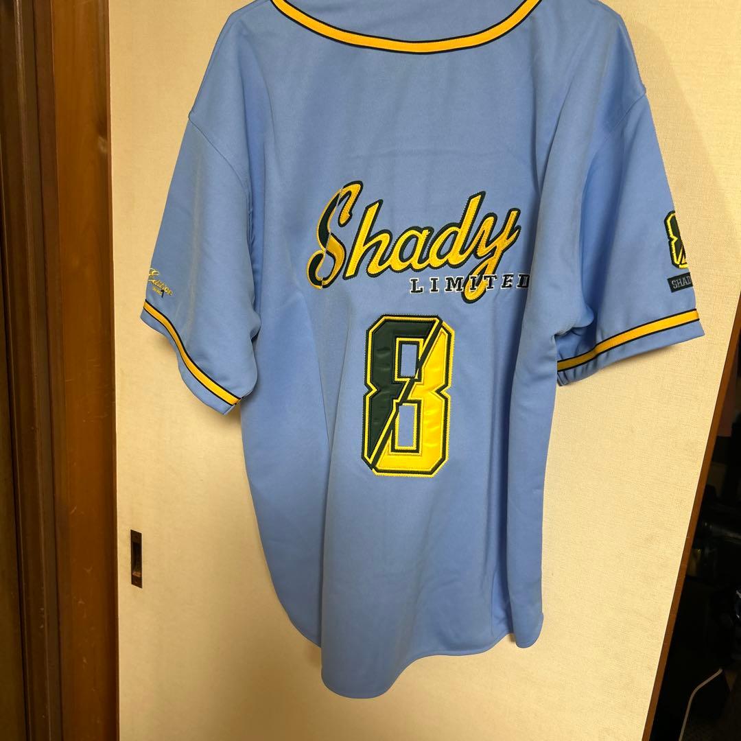 Shady Limited 半袖ユニフォーム 番号8 水色