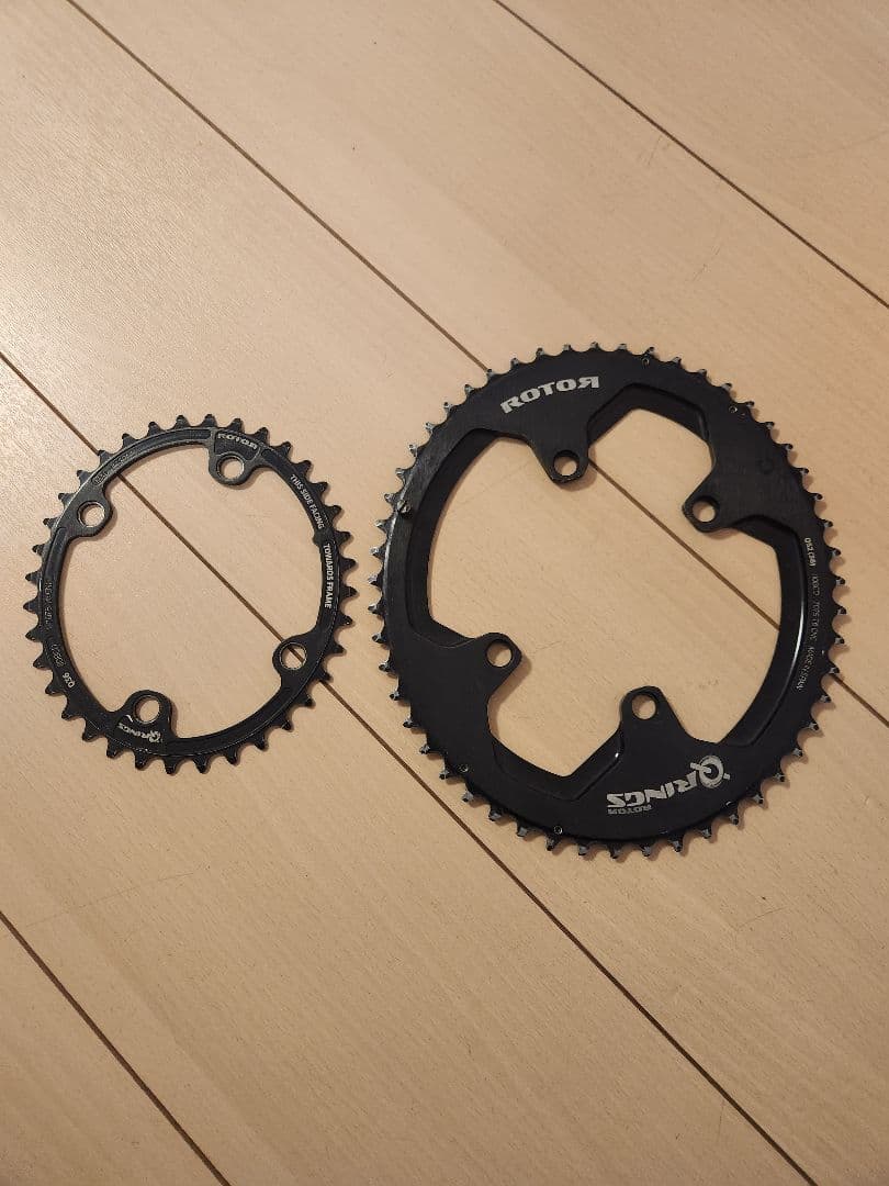 ROTOR 楕円チェーンリング 2枚セット 52-36