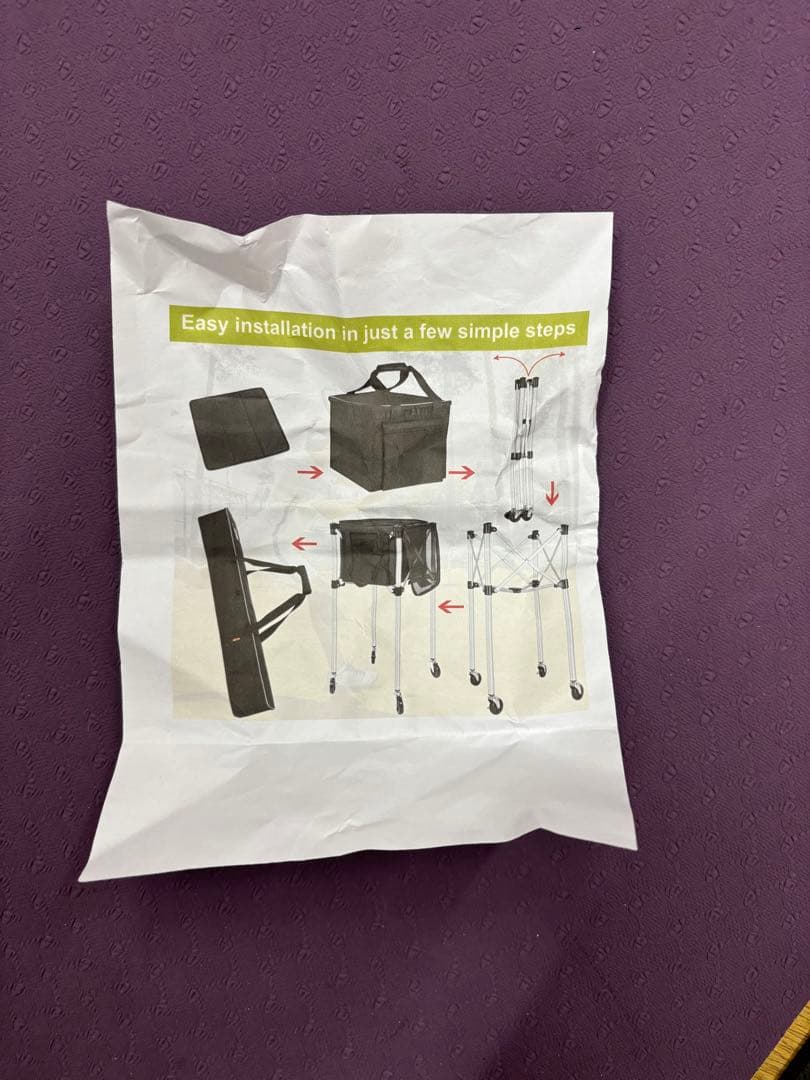 テニスバッグ 折りたたみ式テニスカート 車輪付き コンパクト 軽量