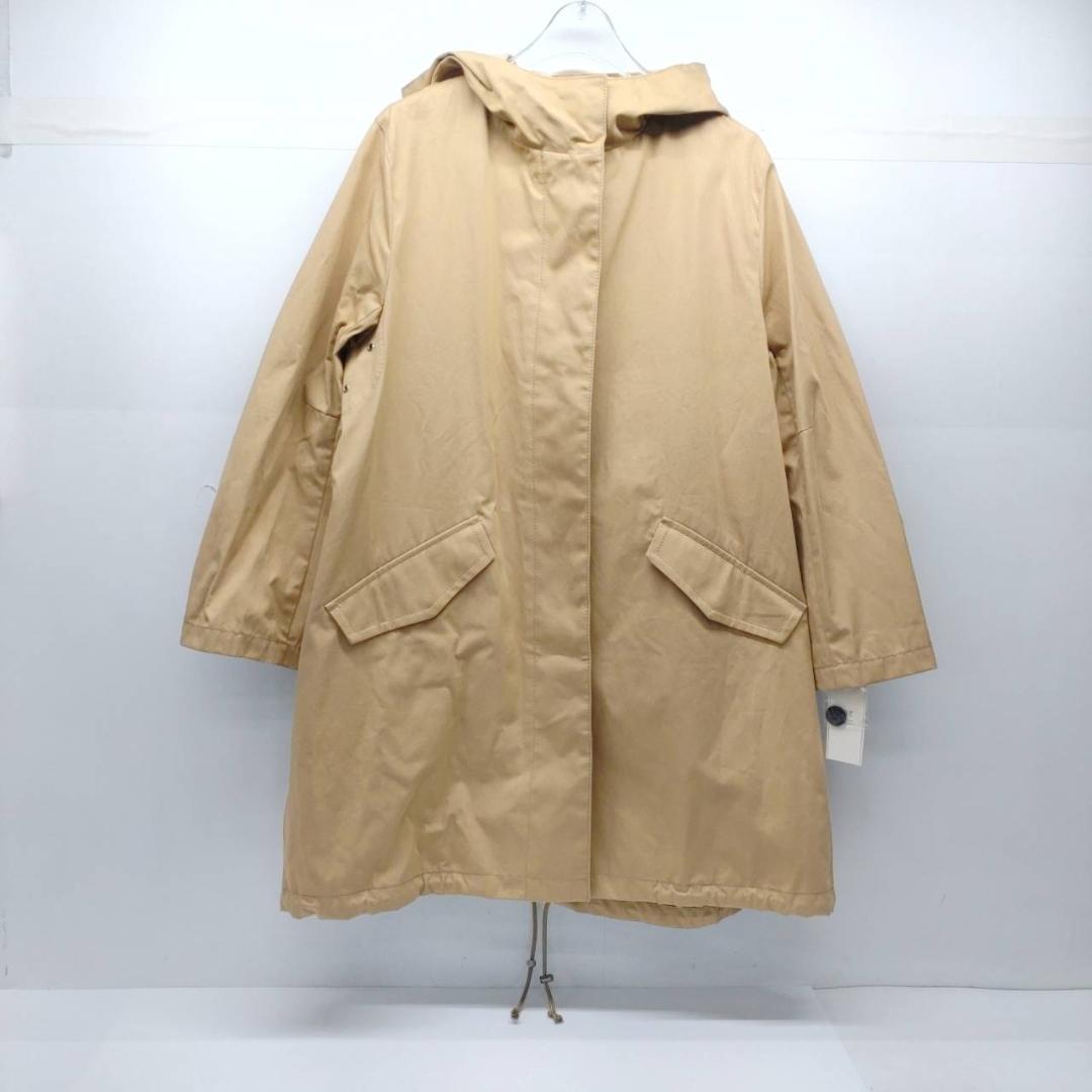 タグ付 23区 ヘリテージコレクション フード付コート 46 ベージュ 定価4万