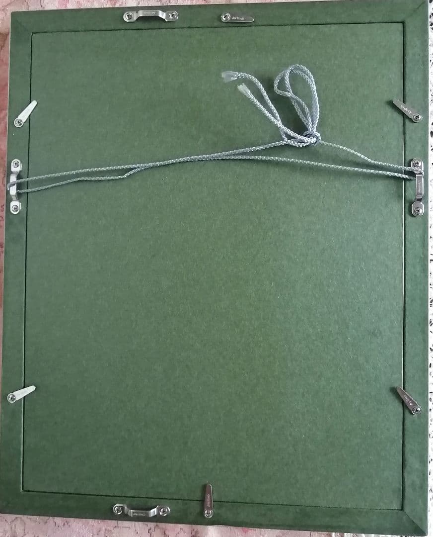 絵画　アクリル絵　額縁　ボード　シャボン玉