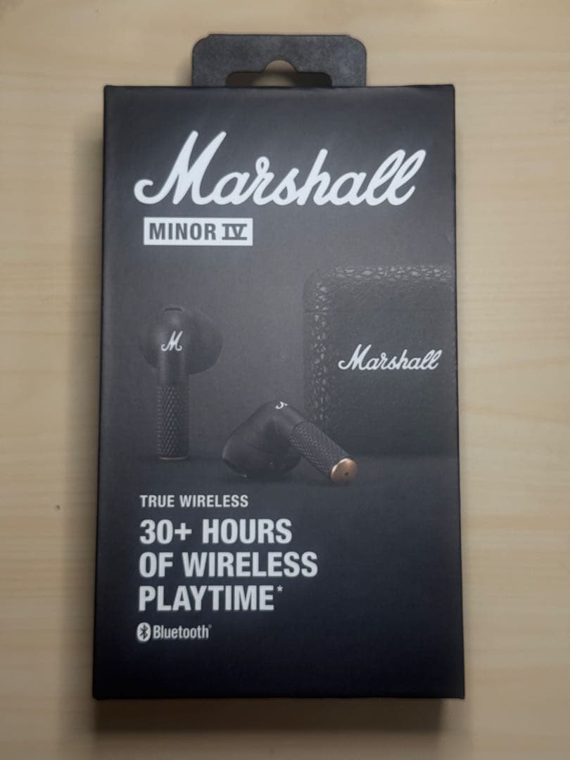 【新品未開封】Marshall MinorⅣ イヤホン マーシャル