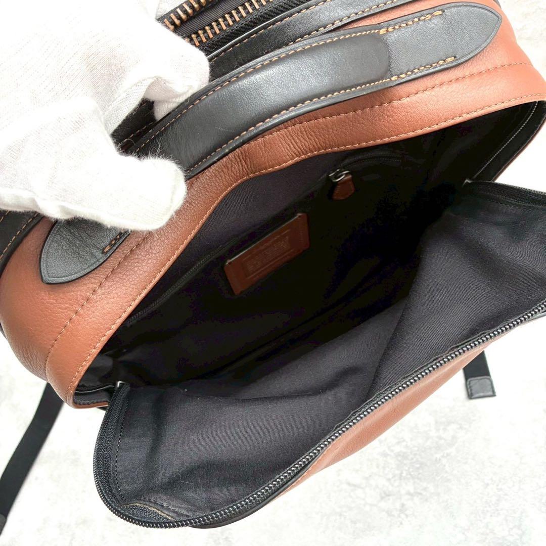 ✨美品✨コーチ リュック グラハム バックパック レザー A4収納可 ブラック