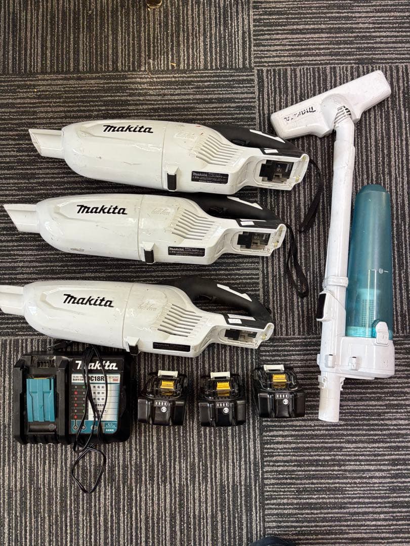 マキタ　コードレス　掃除機　3台