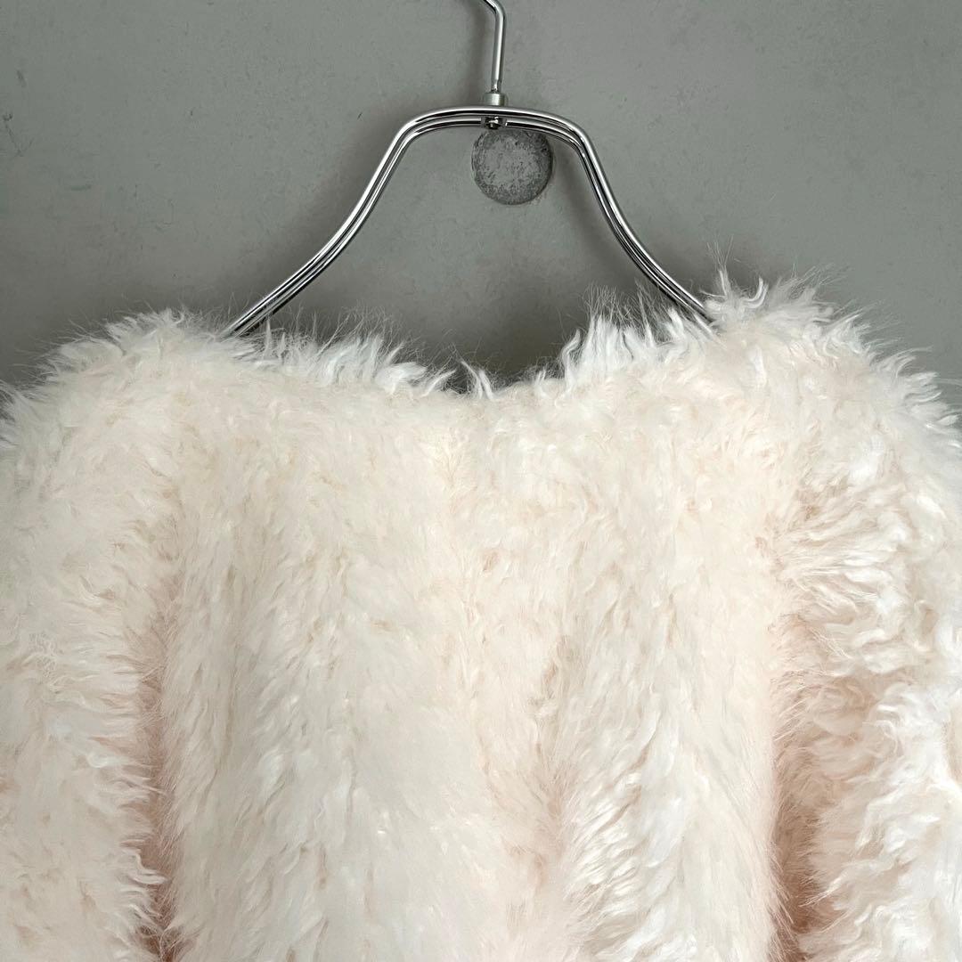 新品タグ付き⭐︎CADUNE カデュネ　ボアブルゾン　川上桃子　ファー　36