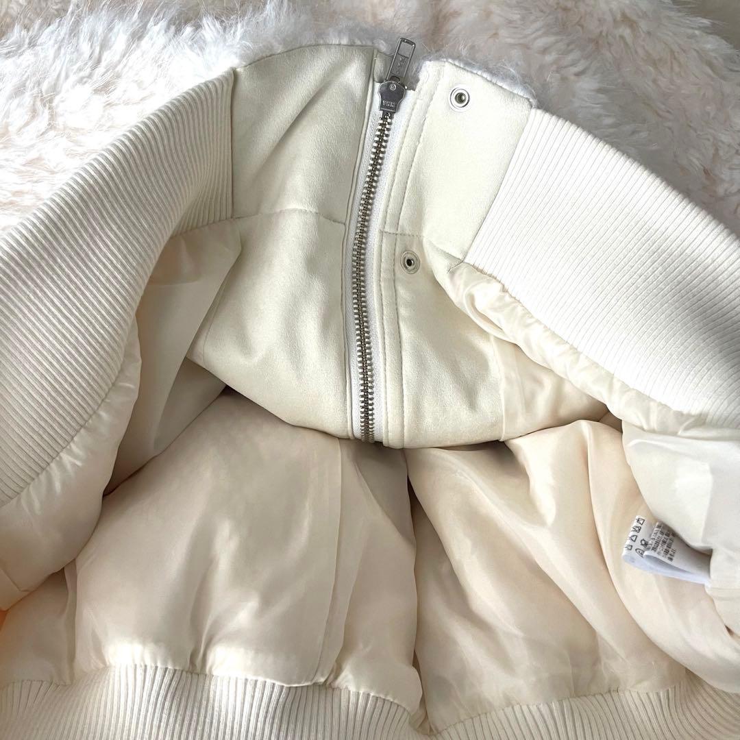 新品タグ付き⭐︎CADUNE カデュネ　ボアブルゾン　川上桃子　ファー　36