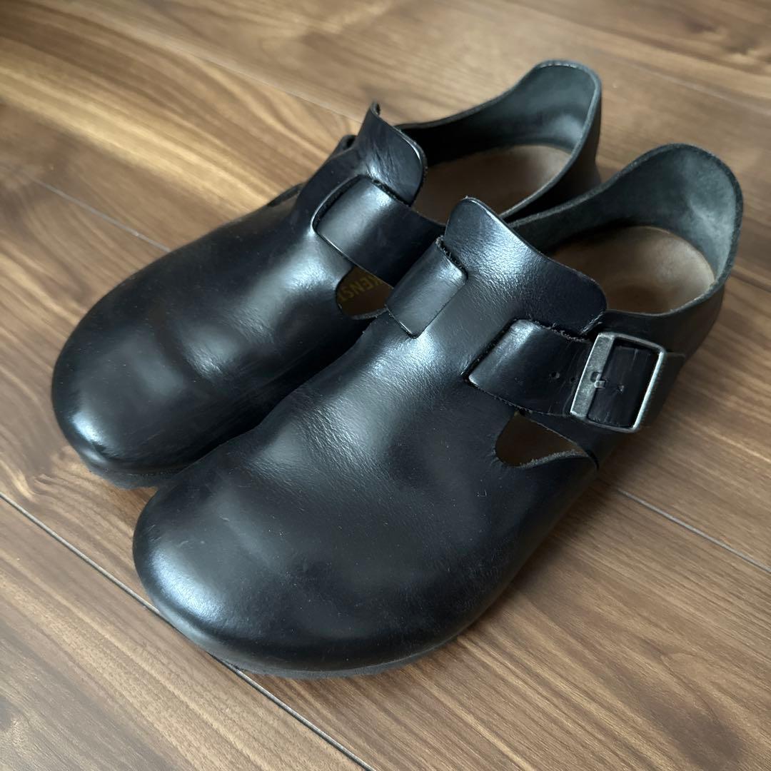 ビルケンシュトック/ロンドン ブラック レザー
