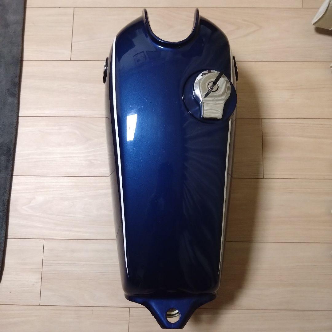 ナル SR400/500 AAA FRPナロータンク ブルーラメ 極美品