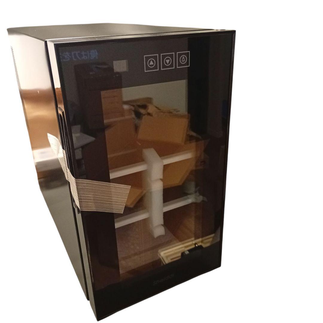 Shelddi 小型冷蔵庫 23L 静音 おしゃれ 省エネ ミニ電子冷蔵庫 一人