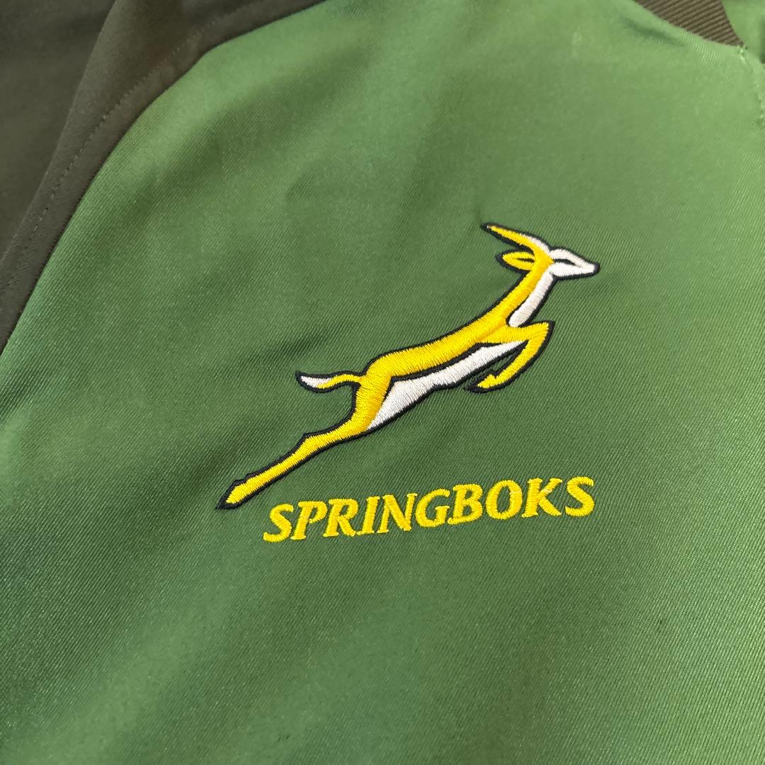 アシックス ラグビー 南アフリカ　スプリングボクス プレゼンテーションジャケット