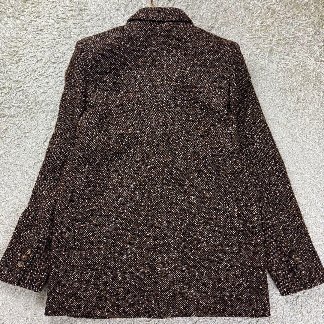 極美品★近年 MAXMARA 最高級ライン ツイード テーラードジャケット 42