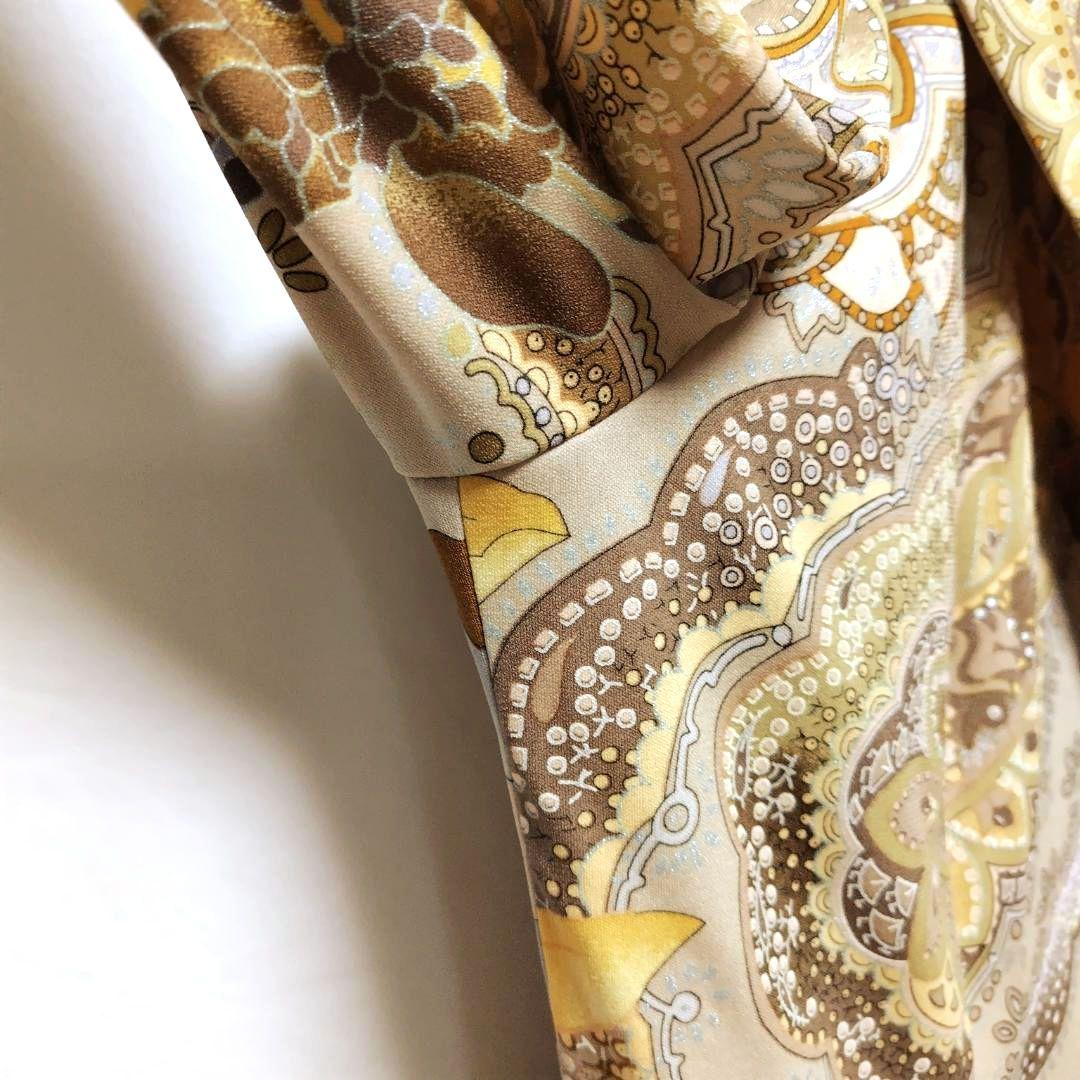 ☆LEONARD☆ レオナール テーラードジャケット ベージュ XL 総柄