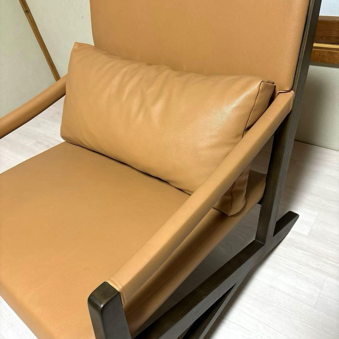 【専用商品となります】　　　　　　　　　NOCE アームソファ レザー ブラウン