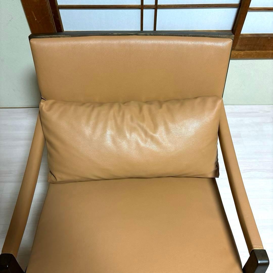 【専用商品となります】　　　　　　　　　NOCE アームソファ レザー ブラウン