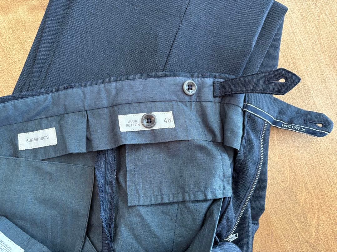 INCOTEX 46 ネイビー SUPER100’S