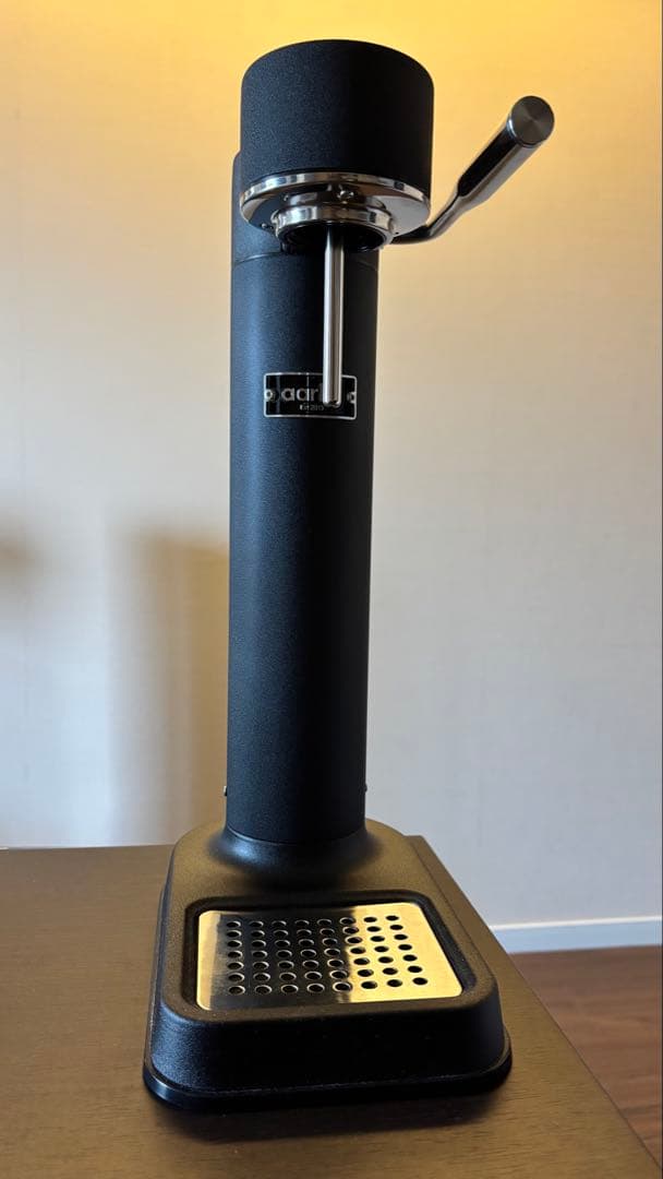 【美品】aarke 炭酸水メーカー マットブラック(専用ボトル付)