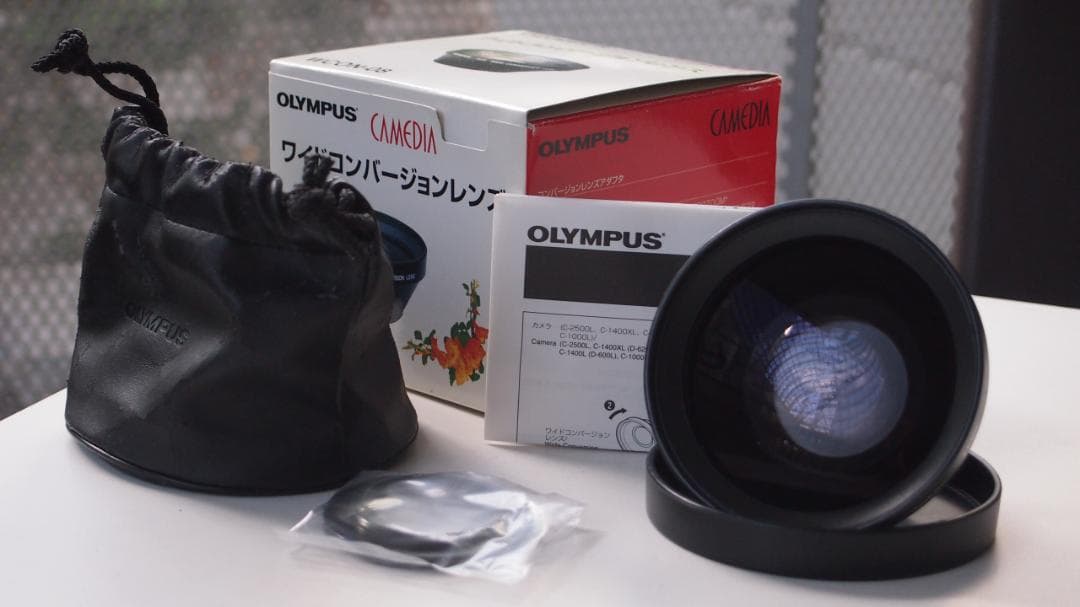 OLYMPUS WCON-08　ワイドコンバージョンレンズ CAMEDIA