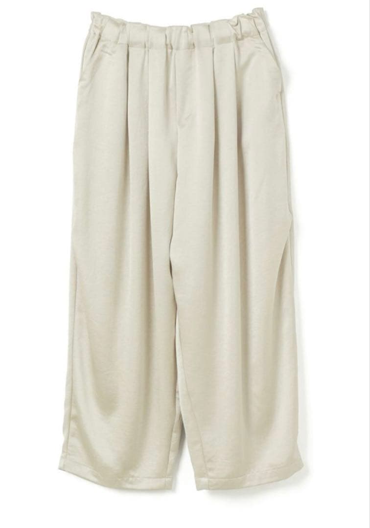 【新品未使用品】ミズイロインド サテンワイドカーゴパンツ