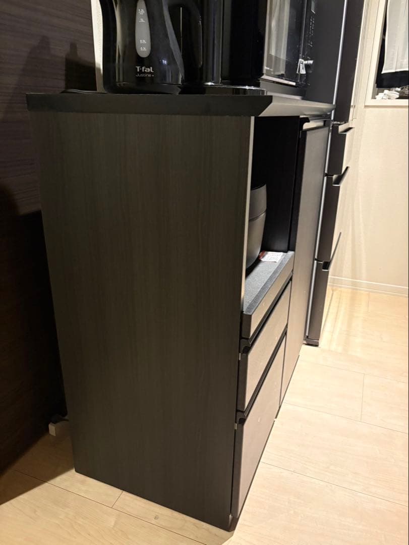 グレー カウンター 91cm幅　ニトリ　キッチンボード