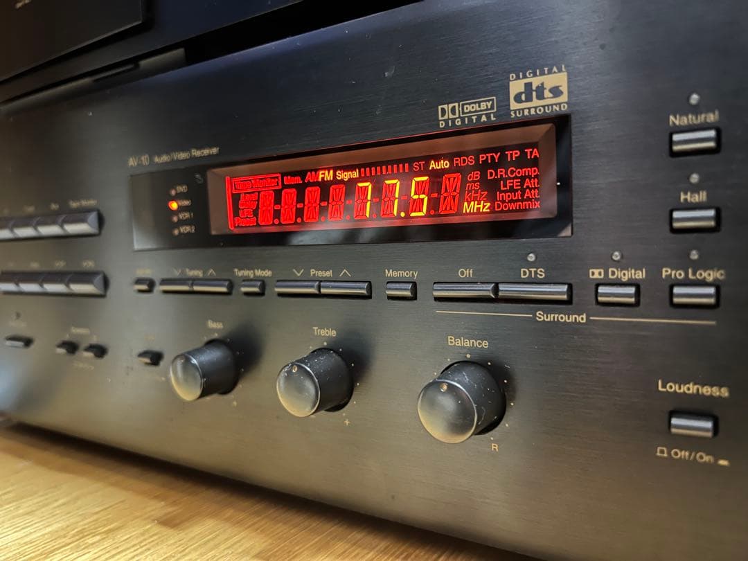 希少ナカミチAVレシーバーNakamichi AV-10ピュアアンプとしても優秀