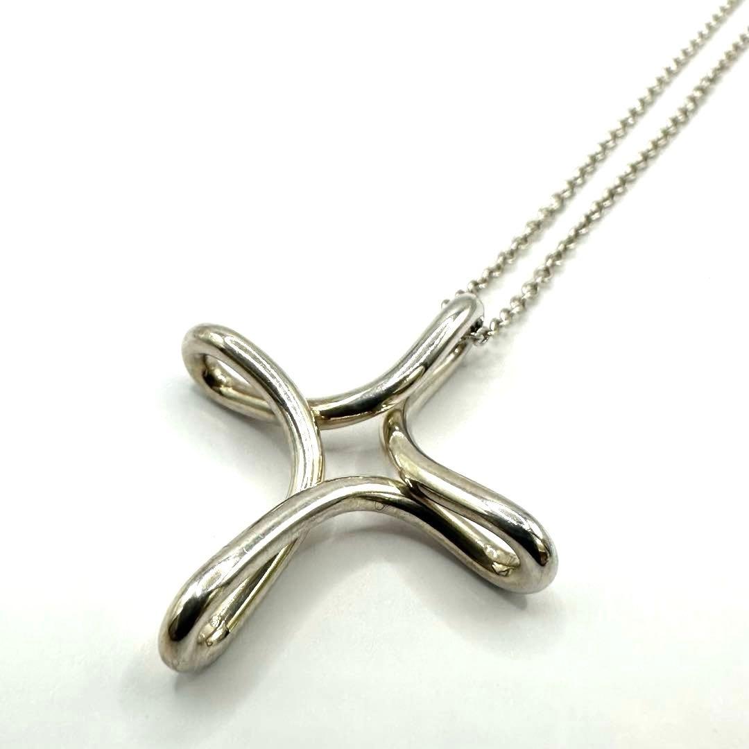 美品✨ティファニー エルサペレッティインフィニティ クロス ネックレス シルバー
