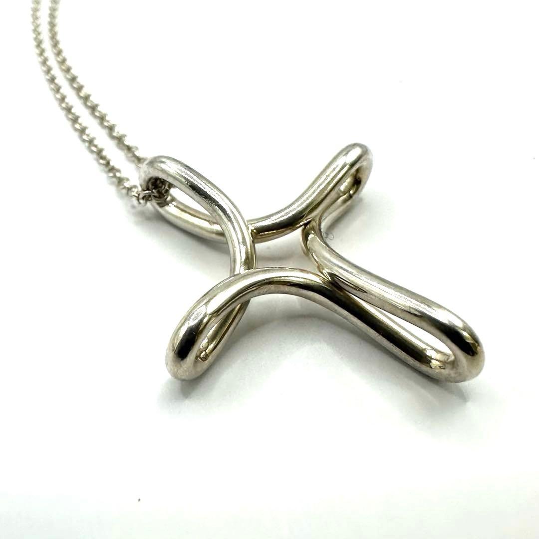 美品✨ティファニー エルサペレッティインフィニティ クロス ネックレス シルバー