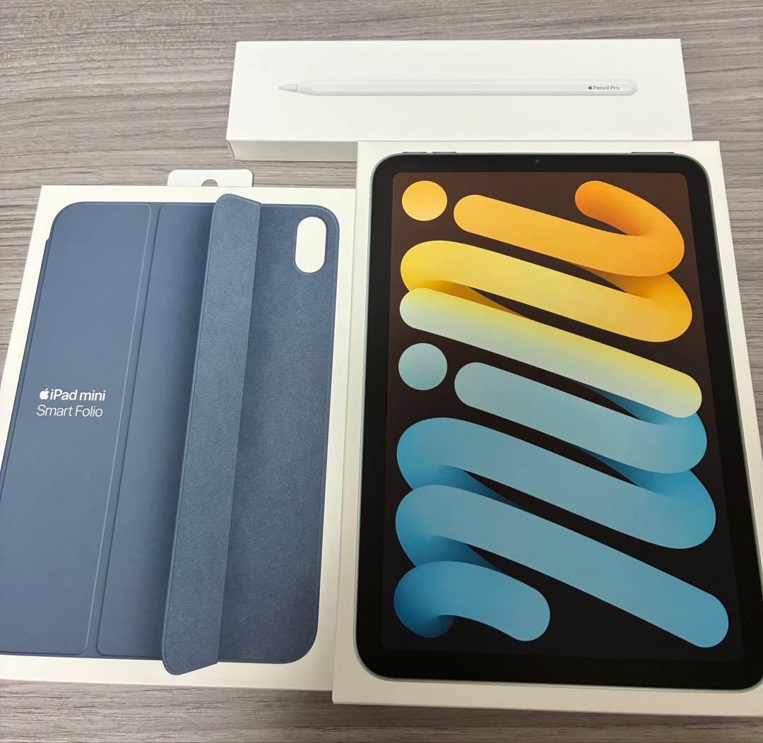 値下げ【美品】最新iPad mini7/Pencil Pro/純正ケース