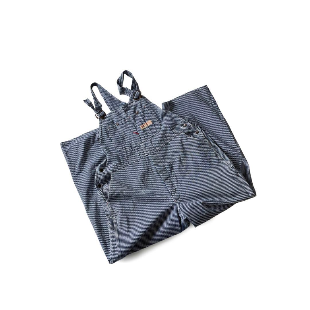 80’s 90’s BIG MAC USA製 オーバーオール ヒッコリー 46