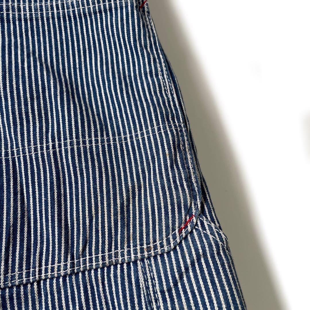 80’s 90’s BIG MAC USA製 オーバーオール ヒッコリー 46