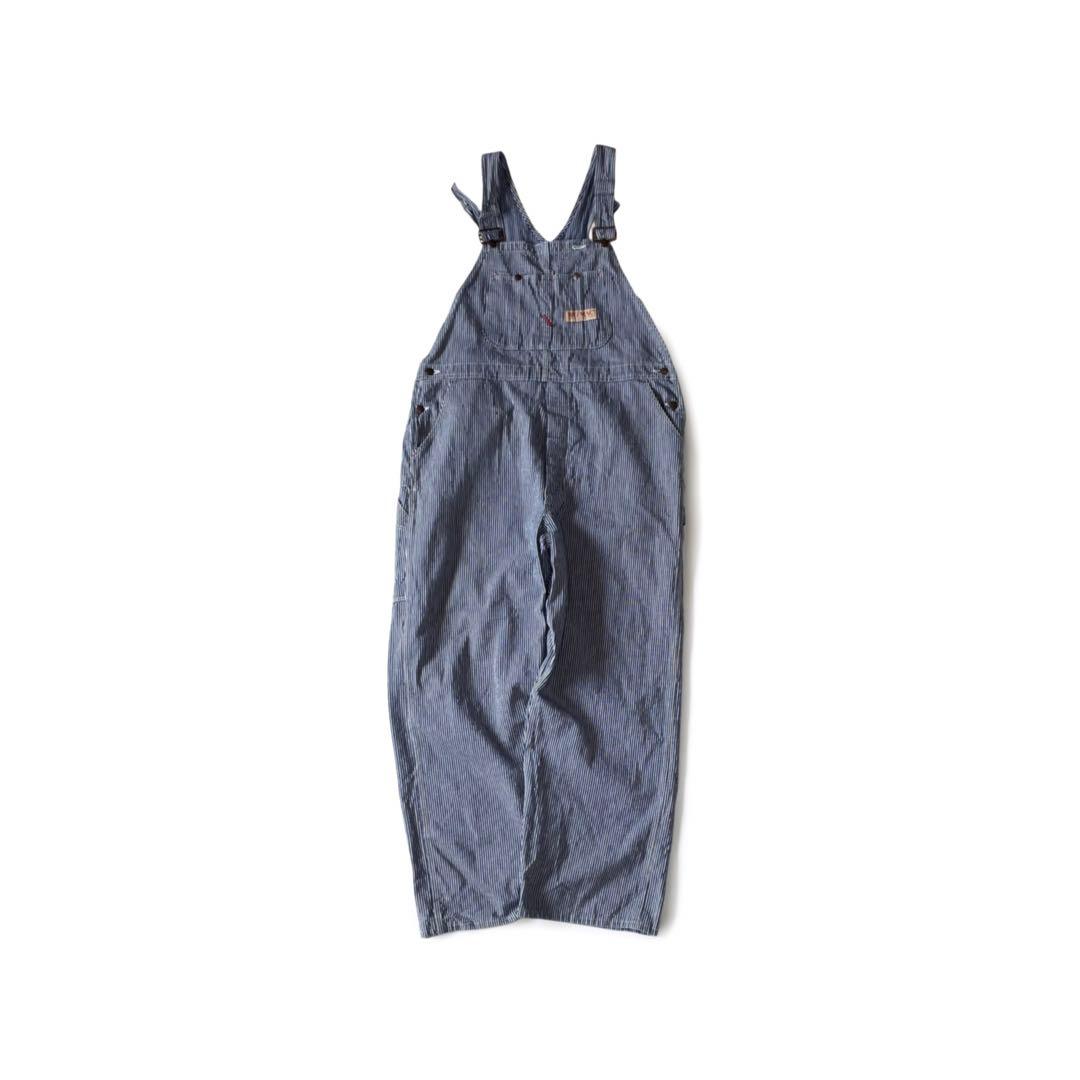 80’s 90’s BIG MAC USA製 オーバーオール ヒッコリー 46