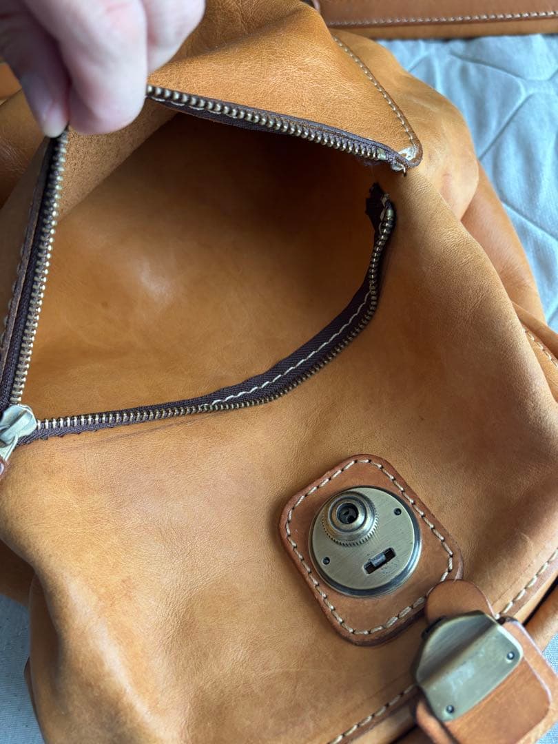 HERZ ヘルツ　わんぱくリュック　Ｓサイズ　キャメルブラウン