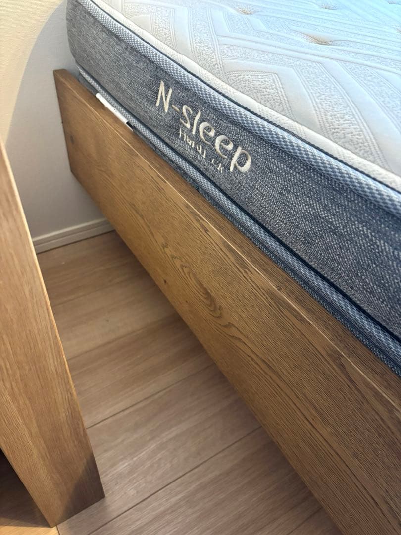 【極美品】ADDAY unico シングルフレーム＋収納引出し付き