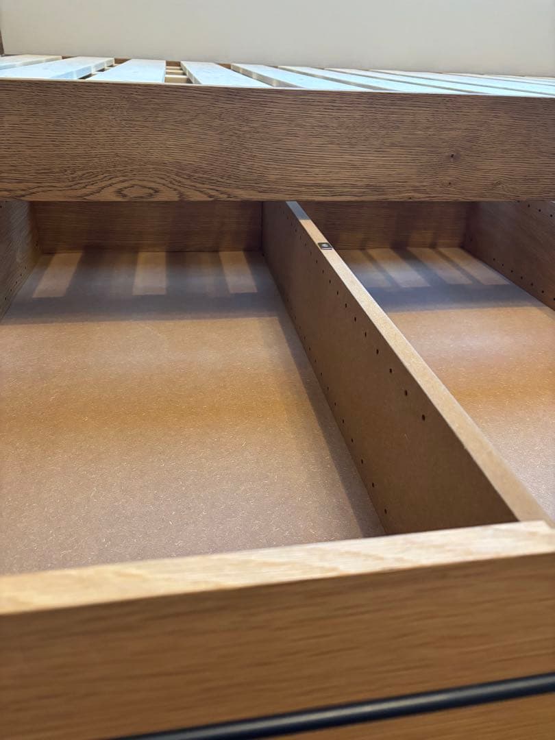 【極美品】ADDAY unico シングルフレーム＋収納引出し付き