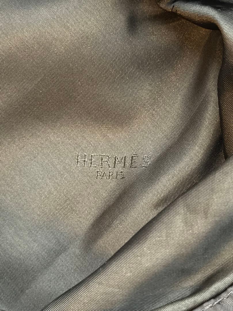 HERMES エルメス バケットハット ジッパー付き 57 ブラック