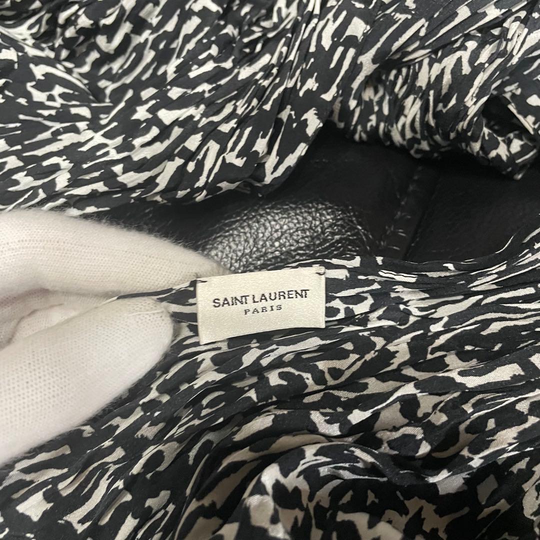 saint laurent ベイビーキャット スカーフ hedi slimane