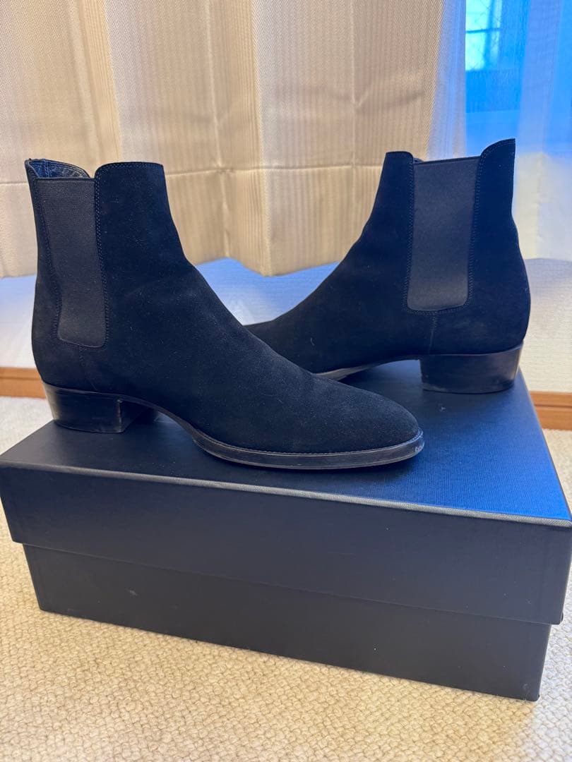 SAINT LAURENT サンローラン スエード チェルシーブーツ 41