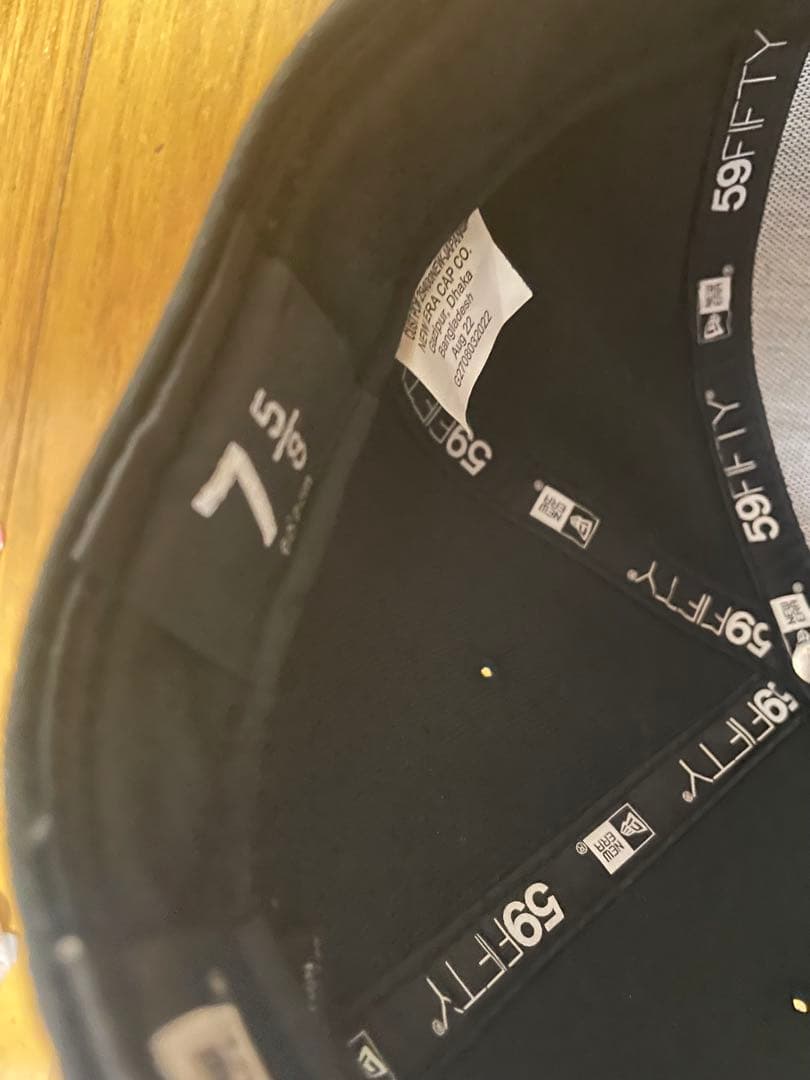 Supreme Sロゴ ブラックキャップ