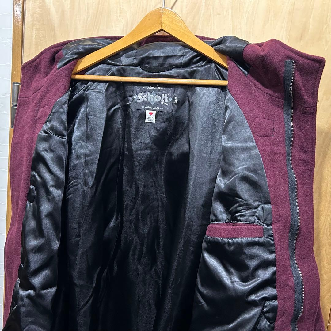 Vintage カナダ製Schott ダッフルコートフーディー XXXL