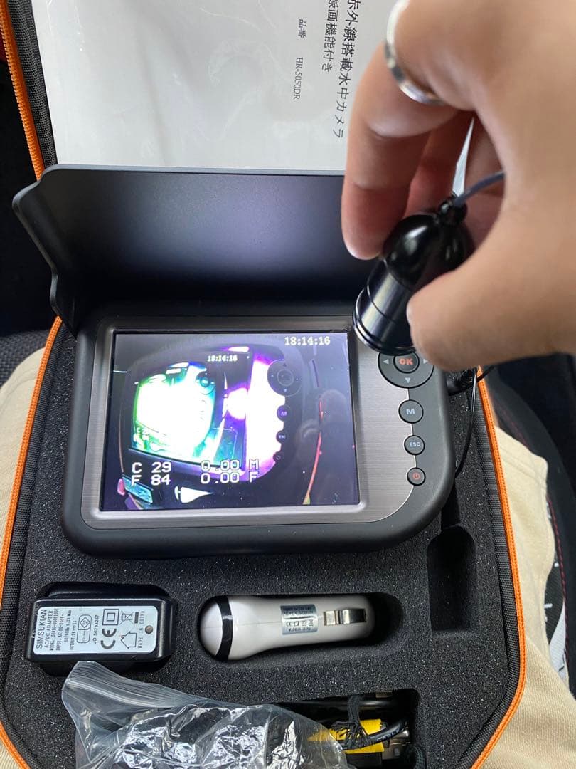 釣るとこみるぞう君ビッグキャッチ 赤外線搭載 録画機能付 水中カメラ