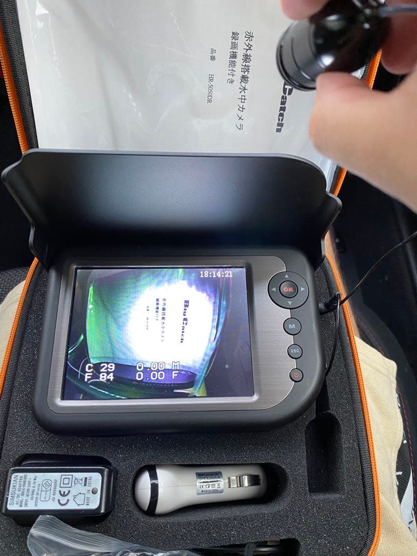 釣るとこみるぞう君ビッグキャッチ 赤外線搭載 録画機能付 水中カメラ