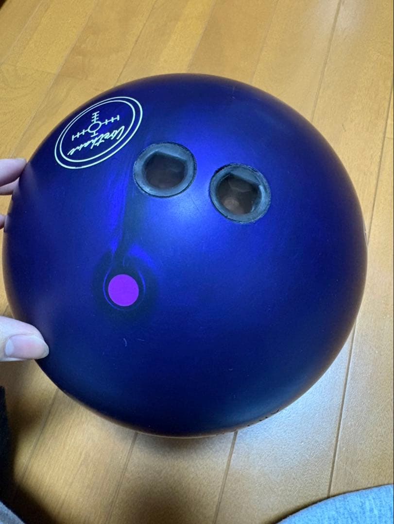 【超美品】格安！！HAMMER ボウリングボール パープルパールウレタン