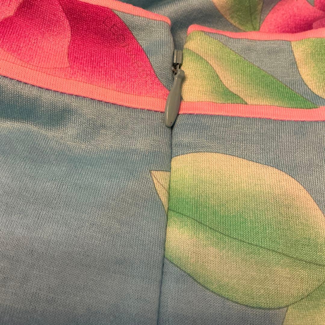 ❤️LEONARD フラワープリント 7分袖チュニック　38