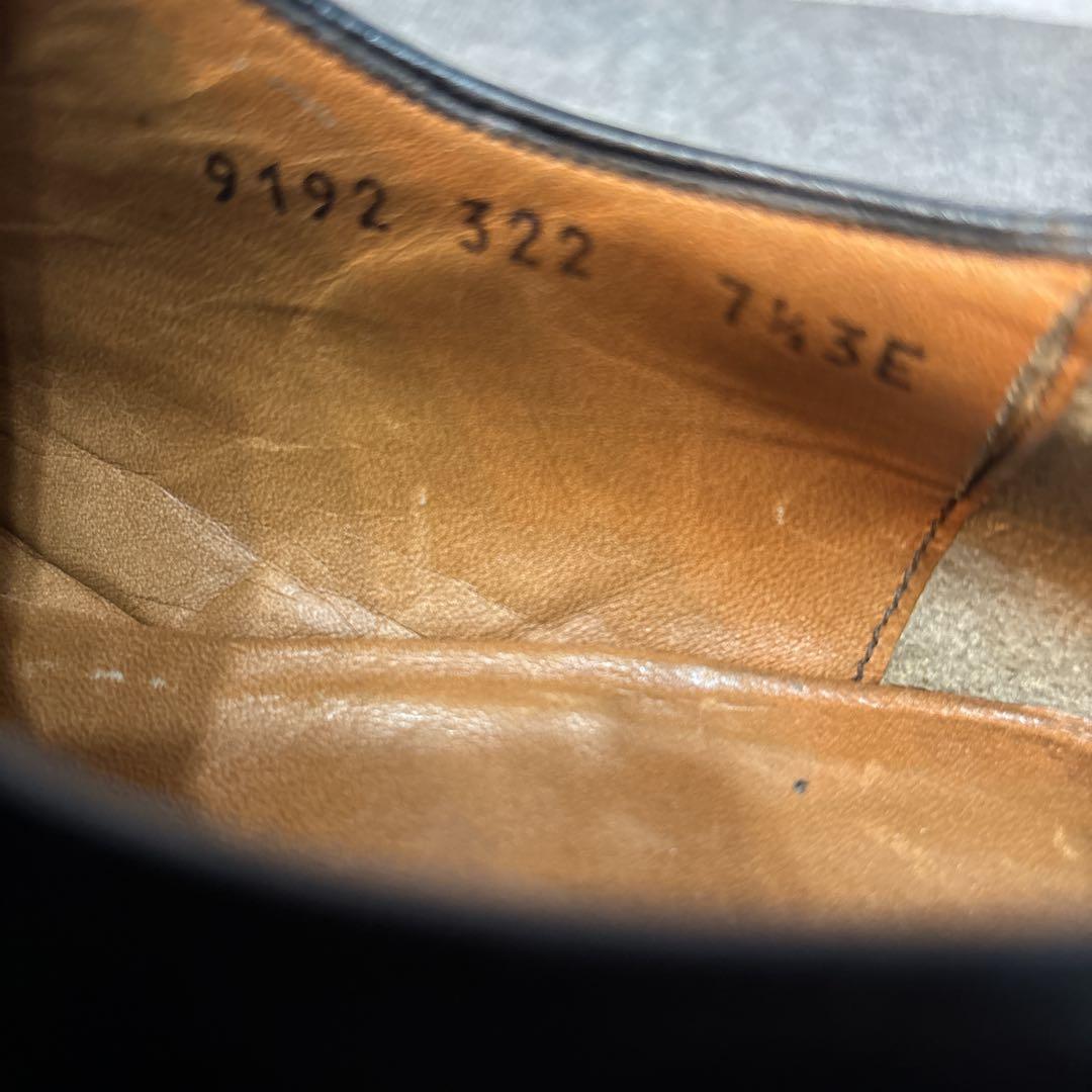 サルバトーレフェラガモ レザーシューズ ストレートチップ 黒 7.5