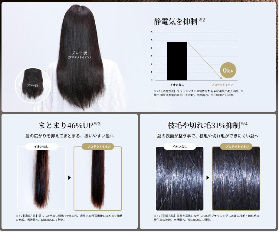 【テスコム】 Nobby+ ND540A-V プロテクトイオンヘアードライヤー