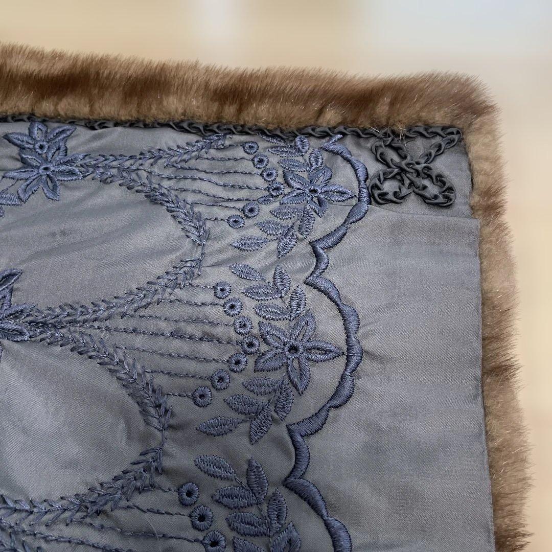 代代の❤️ミンク　毛皮　ダークブラウン ロングコート　13号