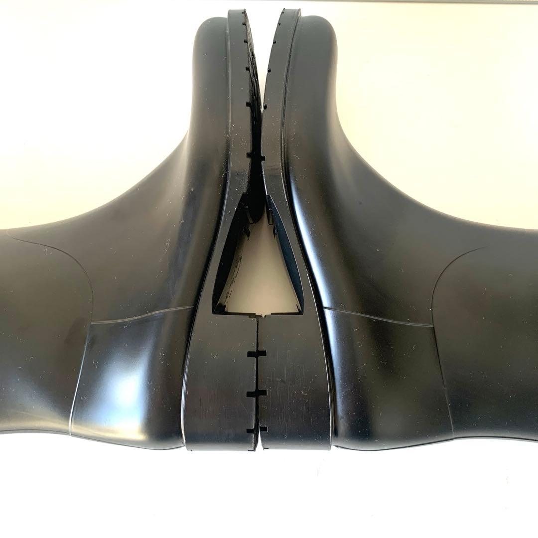 [美品]レインブーツ　FABIO RUSCONI [38] レザー　イタリア製